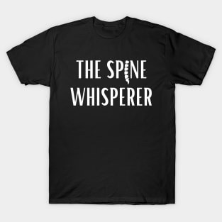 Spine Design, Physiotherapist & Chiropractors Gift T-Shirt